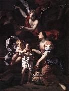 DUJARDIN, Karel Hagar and Ishmael in the Wilderness dfgh oil painting